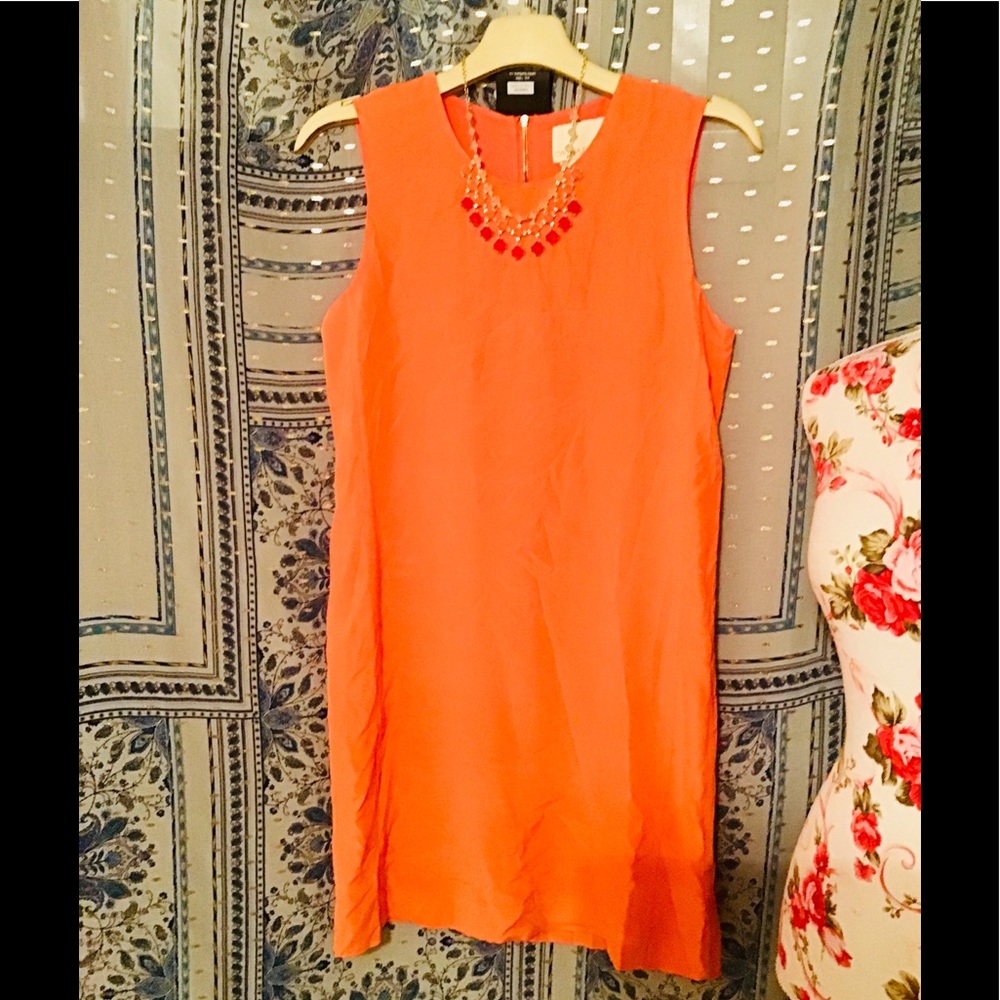 🧡NWOT 100% SILK DRESS - Picture 1 of 4